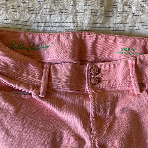 Lilly Pulitzer Pink Jeans - Picture 3 of 8